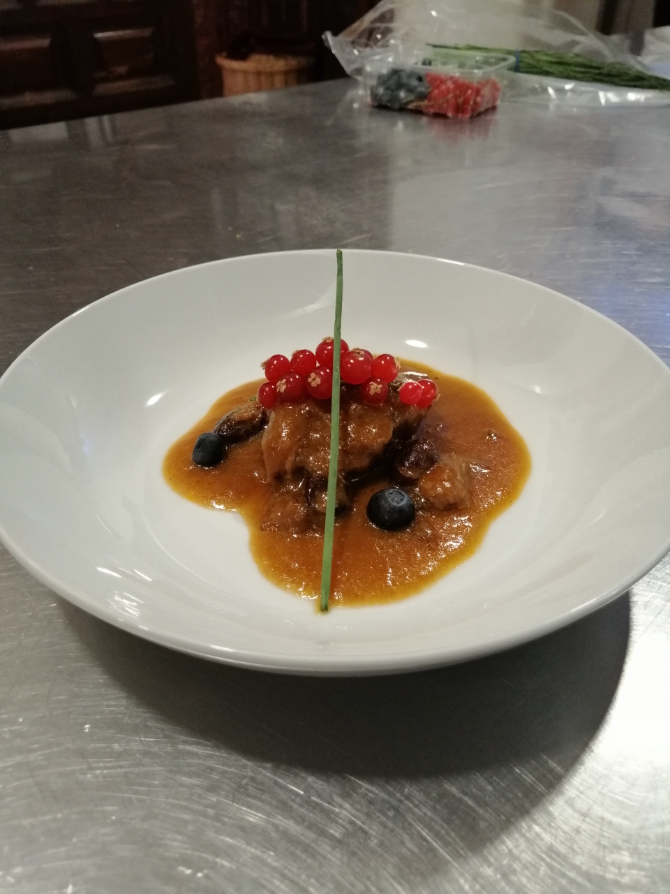 dish made with top quality products in restaurant sa canterella