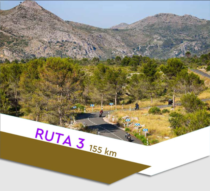 Ruta 3 Touring, entre Benidorm y Benitatxell (155km)